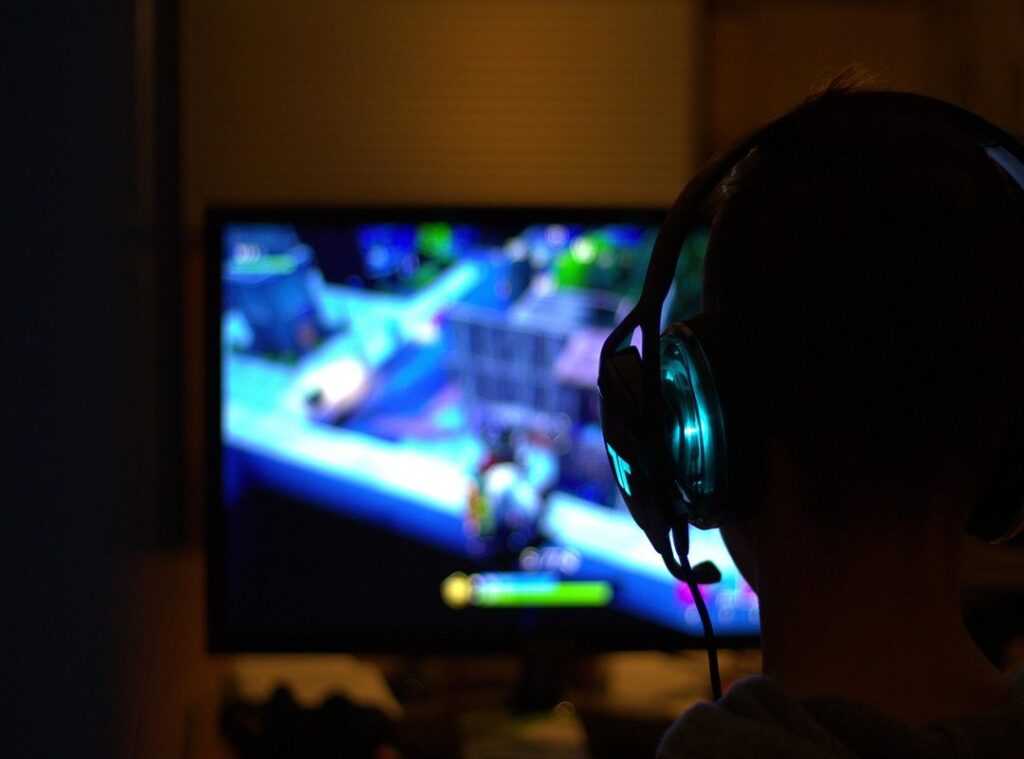 gaming space setup