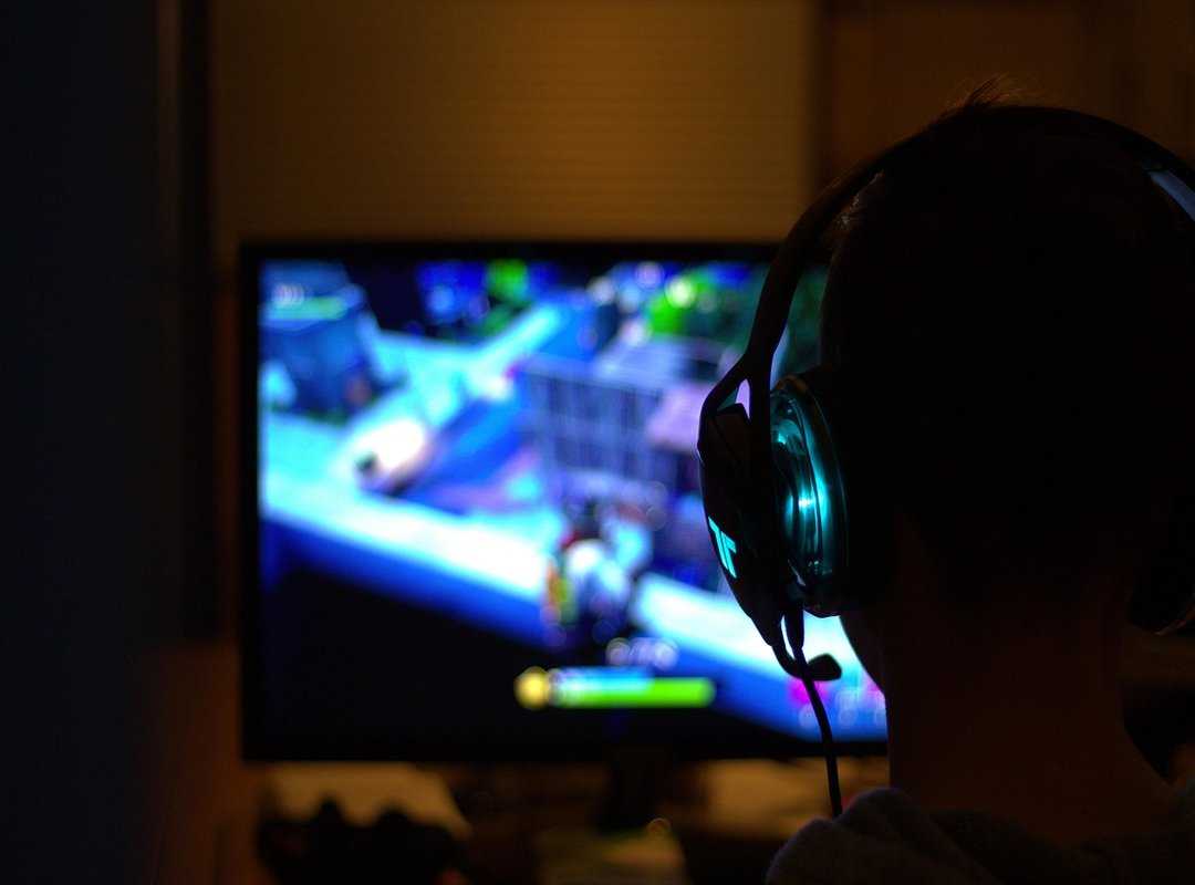 gaming space setup